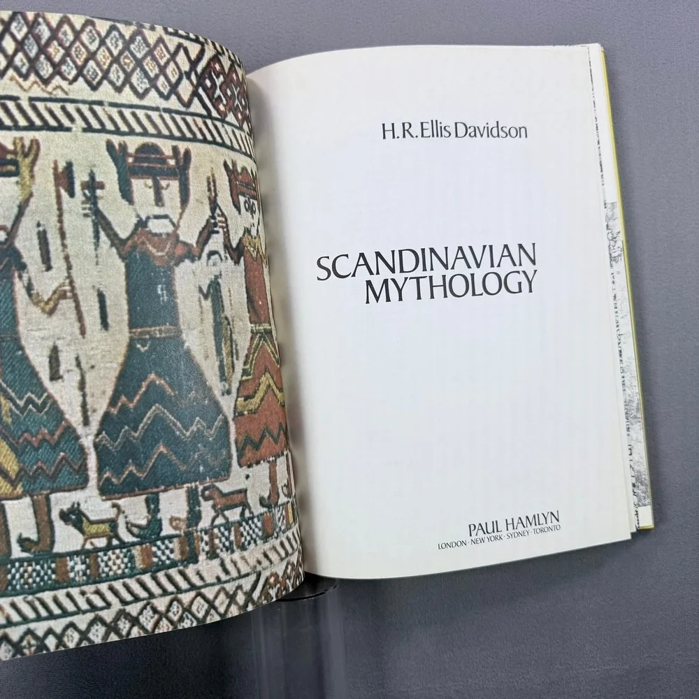 H.R. Ellis Davidson Scandinavian Mythology Hardcover 1969 1st Ed Norse History